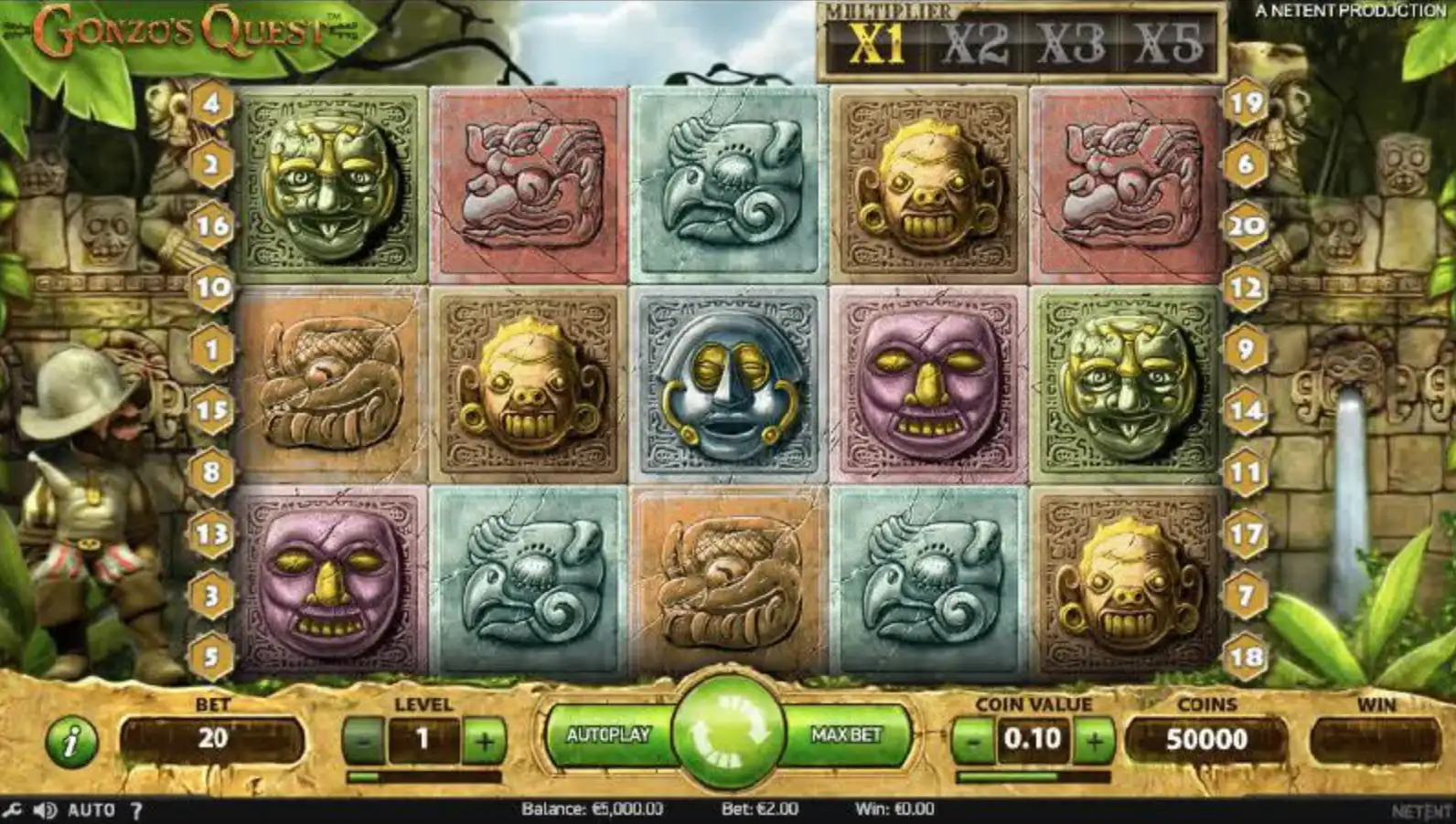 Gonzos Quest тема
